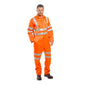 Portwest RT42 Hi-Vis Polycotton Coverall Ris Orange Regular