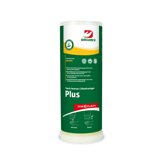 Dreumex Plus hand cleaner gel 3 Litre One2Clean cartridge DXP-12C3L4