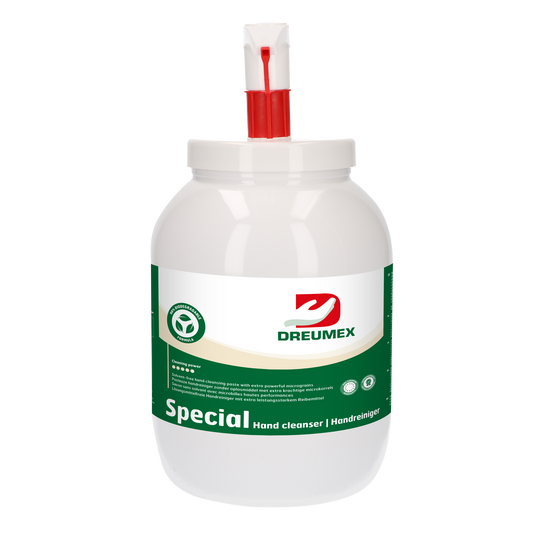 Dreumex Special hand cleaner paste 2.8kg pot with pump DXS-28PP4