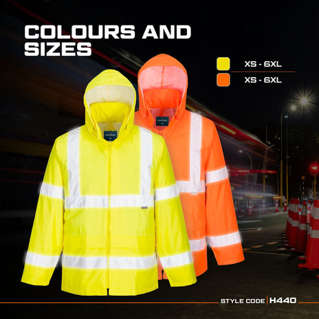 Portwest H440 Hi-Vis Rain Jacket