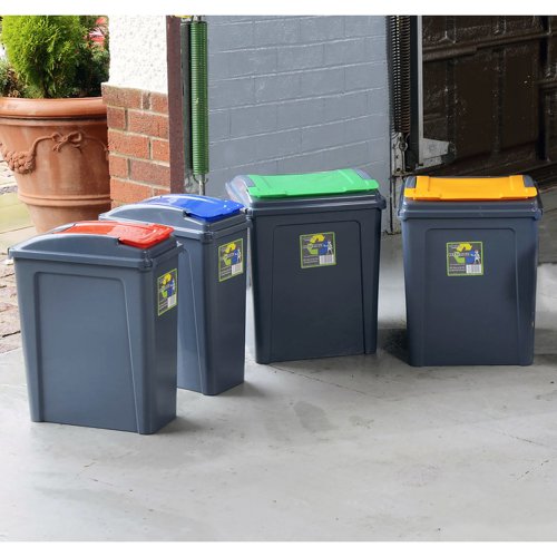 Wham Recycle It 50 Litre Recycling Bin with Lid