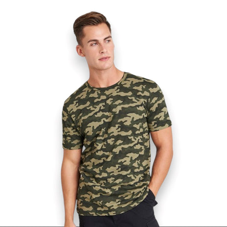 AWD Fitted Camo T-Shirt 100% Cotton