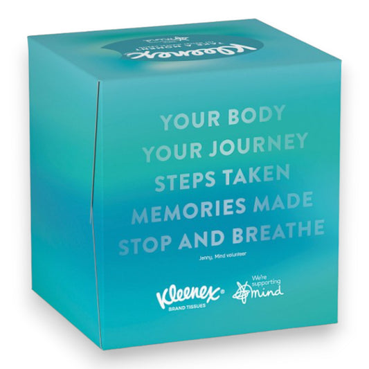 Kleenex Supporting Mind - Single Cube Tissue Box of 48