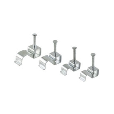 Krimpterm Metal FR Clips - Flat & Round (18th Edition Compliant) - Pack of 100