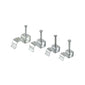 Krimpterm Metal FR Clips - Flat & Round (18th Edition Compliant) - Pack of 100