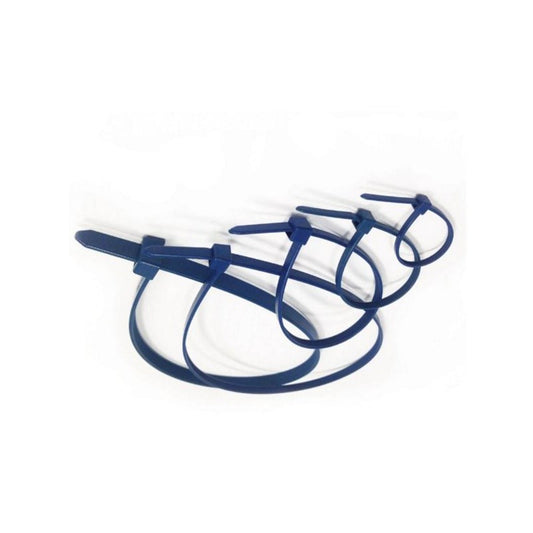 Krimpterm Metal Detectable Cable Ties - Blue - Pack of 100