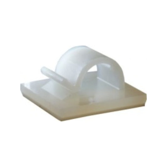 Krimpterm Nylon Cable Adhesive Clips - Pack of 100