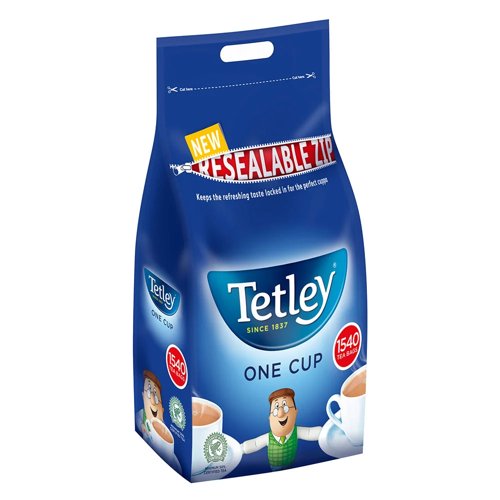 Tetley One Cup Catering Tea Bags, Pack of 1540 (NWT008)