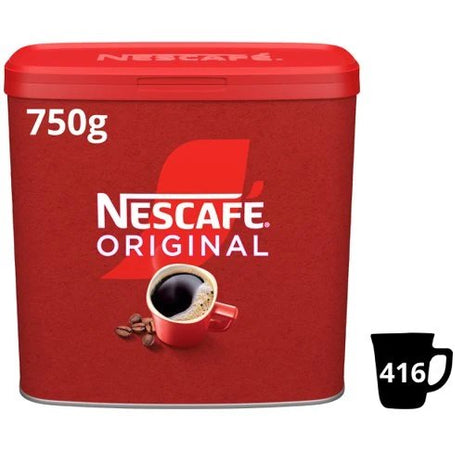 Nescafe Original Instant Coffee Granules, 750g Tin - NWT055