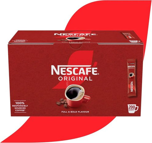 Nescafe Original One Cup Coffee Sticks, Pack of 200 - NWT064