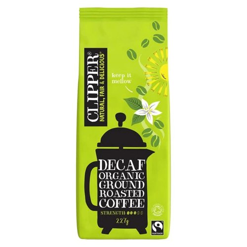 Clipper Organic Decaf Ground Coffee, 227g (NWT091)