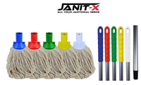 Janit-X PY Smooth Socket Mop Head, Colour Coded