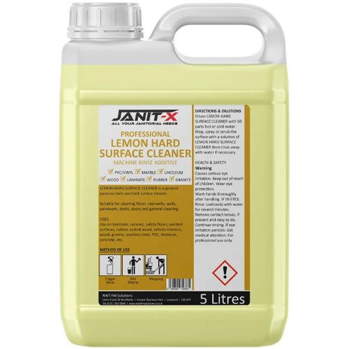 Janit-X Professional Lemon All Purpose Cleaner Concentrate, 5 Litre (NWT3367)
