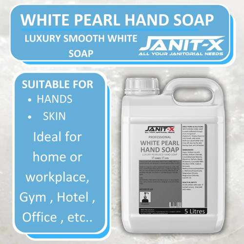 Janit-X Professional White Pearlised Hand Soap, 5 Litre