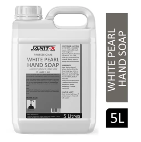 Janit-X Professional White Pearlised Hand Soap, 5 Litre - NWT3576