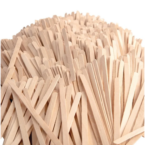 Belgravia Birchwood Wooden Coffee Stirrers 5.5 Inch, Pack of 1000 - NWT390