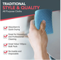 Janit-X Heavyweight Non Woven Cleaning Cloths 50 x 36cm, Pack of 50 - NWT439
