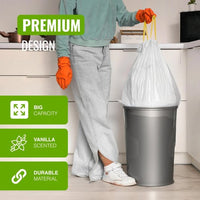 Ecobag Vanilla Scented Swing Bin Liners 50L, Case of 360