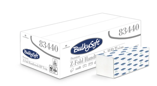 Bulky Soft Premium 2 Ply White Z-Fold Hand Towels, Case of 3000