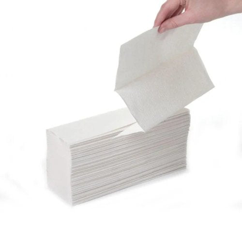 Bulky Soft Premium 2 Ply White Z-Fold Hand Towels, Case of 3000