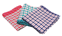 Janit-X Check Cotton Tea Towels 43 x 68cm, Pack of 10