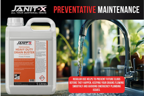 Janit-X Heavy Duty Drain Buster Biological Unblocker, 5 Litre