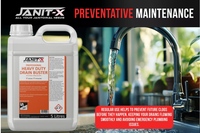 Janit-X Heavy Duty Drain Buster Biological Unblocker, 5 Litre