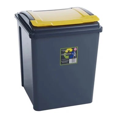 Wham Recycle It 50 Litre Recycling Bin with Lid - NWT7161
