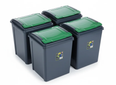 Wham Recycle It 50 Litre Recycling Bin with Lid - NWT7161
