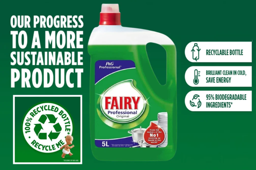 Fairy Professional Original Washing Up Liquid, 5 Litre - NWT630