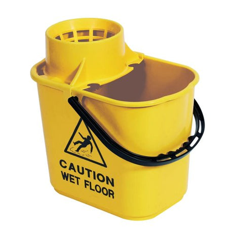 Janit-X Heavy Duty 15 Litre Mop Bucket with Wringer - NWT7977