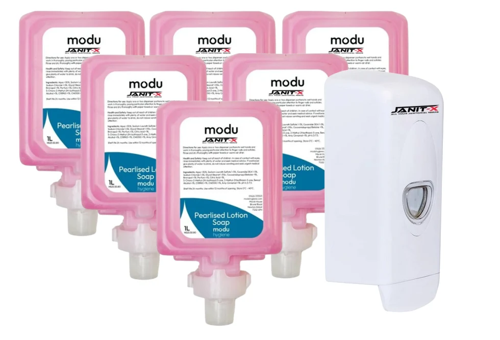 Janit-X MODU 1 Litre Soap and Sanitiser Cartridges - NWT8066