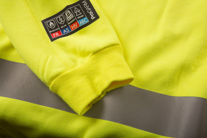 ProGARM 5626 Hi-Vis Yellow Arc Flash Sweatshirt 12 cal/cm² APC 1
