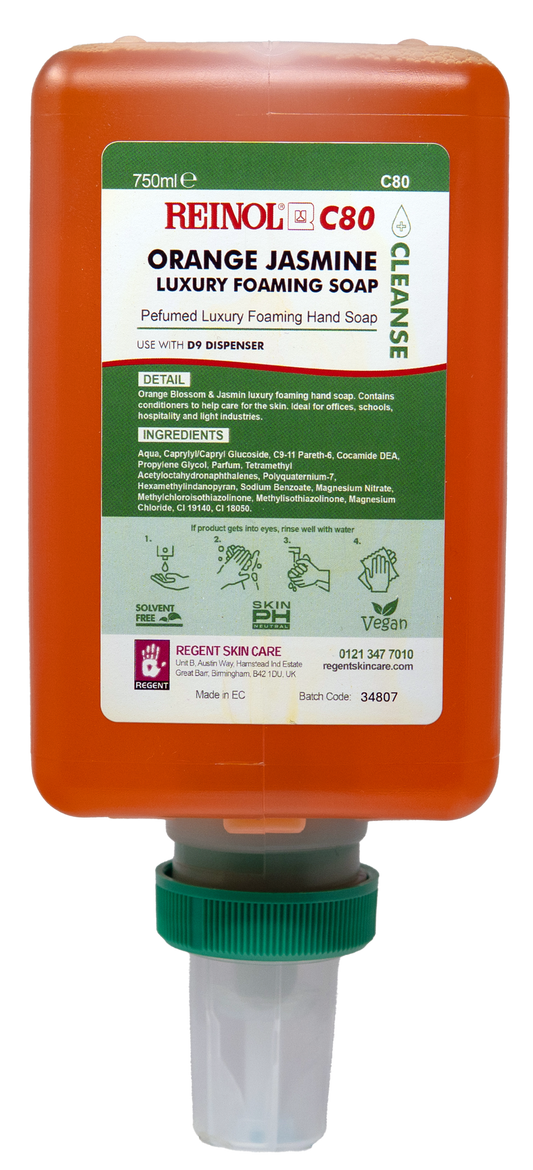Regent C80 Orange Jasmine Luxury Foam Hand Soap 750ml