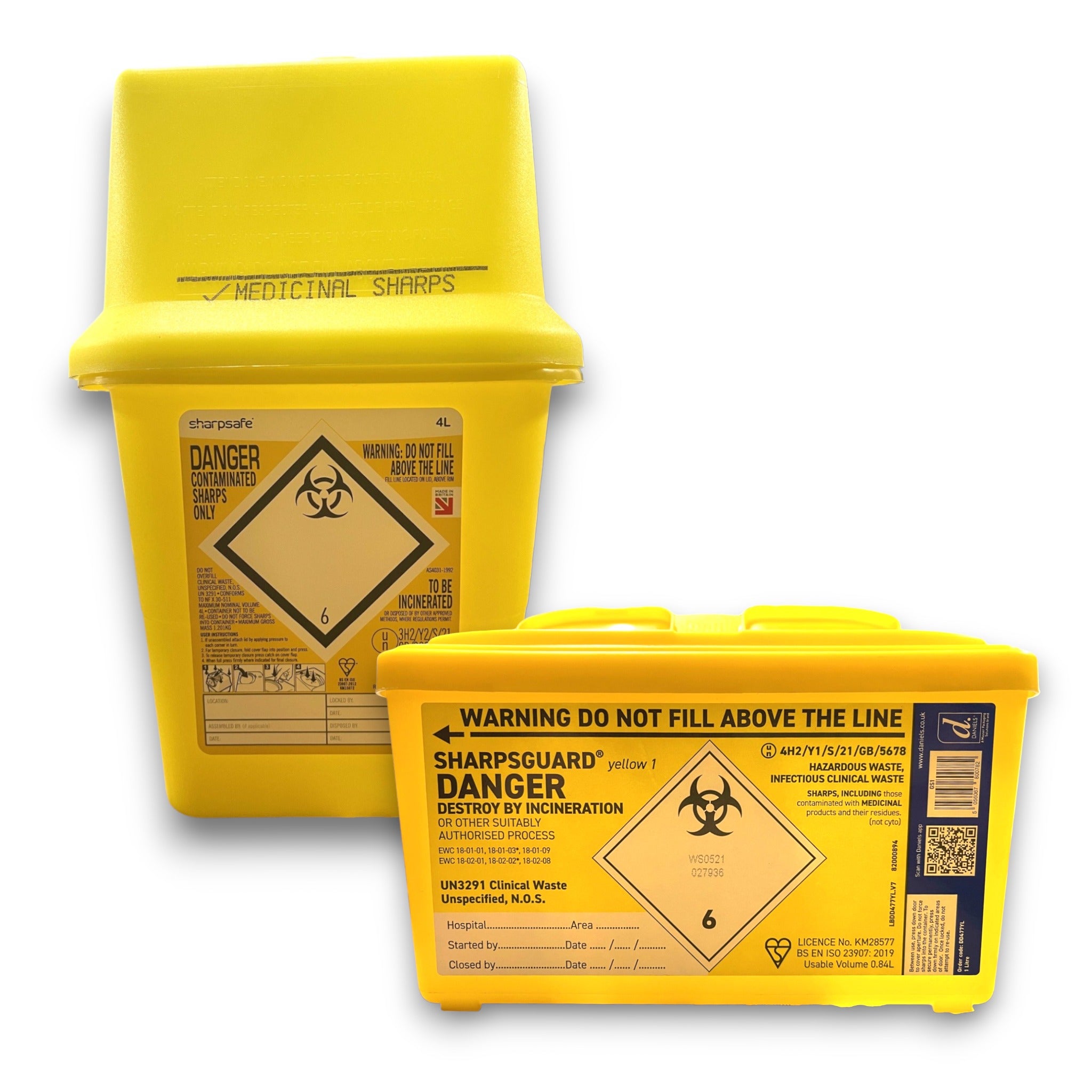 Sharps Container Yellow – Nixon Safety