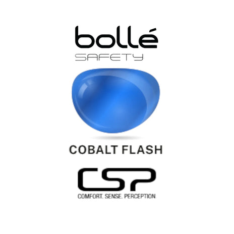 Bolle Tryon Cobalt Flash Safety Sun Glasses / Spectacles