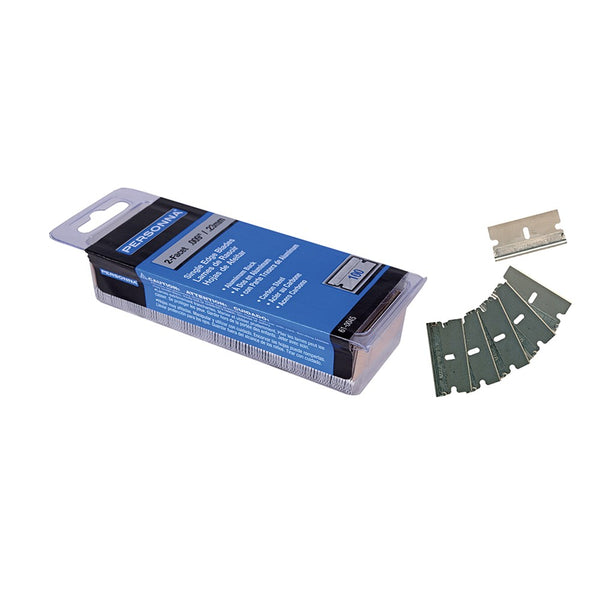 Personna/Accutec Single Edge Safety Scraper Blades x 100 (Accu Pro Clam Shell)