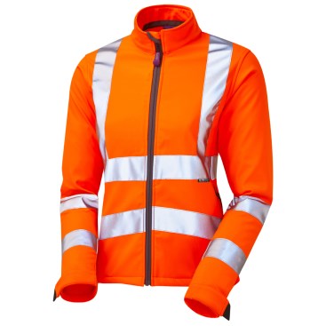 Leo Honeywell SJL01 EcoViz Womens Softshell Jacket - ISO 20471 Class 2