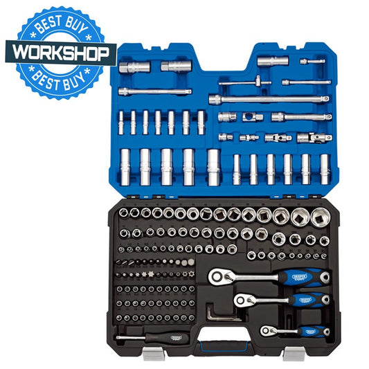 Draper Expert Metric Socket Set 1/4 3/8 & 1/2 Sq Dr 149 Pcs