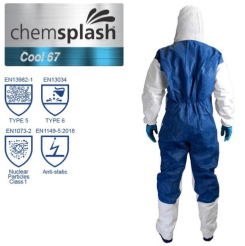 Chemsplash Cool 67 Disposable Coverall Type 5/6