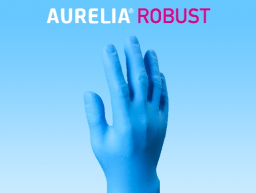 Aurelia Robust Premium 4.5Mil Nitrile Pf Glove Box Of 100