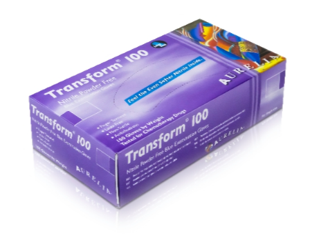 Aurelia Transform 100 Nitrile Pf 3.2Mil Glove Box Of 100