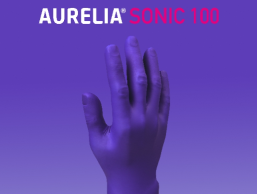 Aurelia Sonic 100 Nitrile Pf 2.2Mil Glove Box Of 100