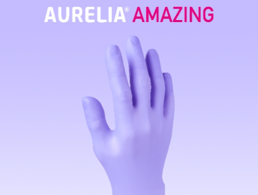 Aurelia Amazing 2.2Mil Nitrile Pf Glove Box Of 300