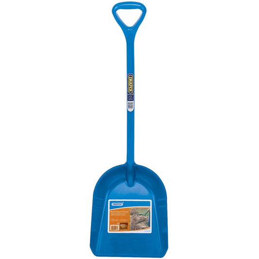 Draper Heavy Duty Polypropylene Snow/Grit Shovel Blue