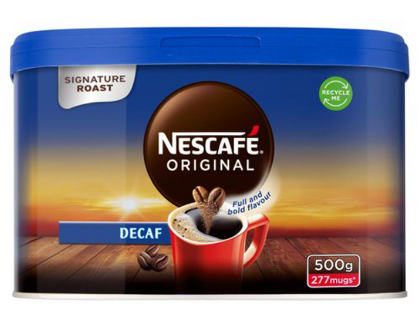 Nescafe Original Decaff Instant Coffee 500G