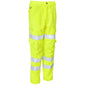 Leo Pennymoor CL01 EcoViz Womens Poly/Cotton Cargo Trouser Hi-Vis Yellow - ISO 20471 Class 2
