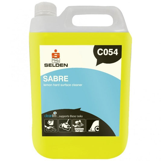 Selden Sabre Lemon Hard Surface Cleaner 5Ltr