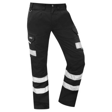 Leo Ilfracombe CT02 EcoViz Poly/Cotton Cargo Trouser - ISO 20471 Class 1