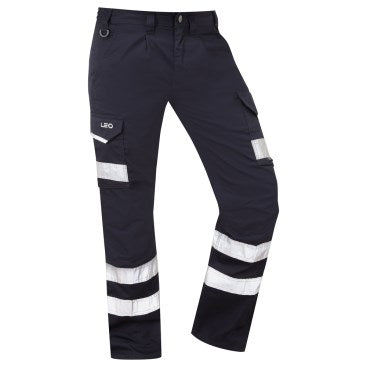 Leo Ilfracombe CT02 EcoViz Poly/Cotton Cargo Trouser - ISO 20471 Class 1